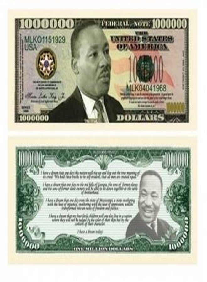 American Art Classics Martin Luther King Jr. - MLK - Commemorative Million Dollar Bill - Comes in Top Grade Currency Holder - Image 1